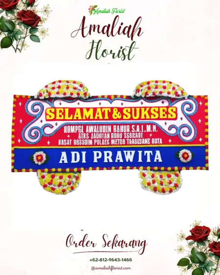 Papan Bunga Ucapan Selamat Hargantoro
